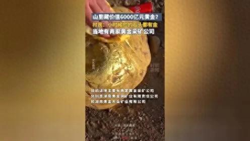 王中王管家婆三肖三码期期开，实效性解读策略：山里藏价值6000亿元黄金?村民发声  